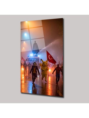 SteelArtDec Saraçhane Kahramanları - Cam Tablo - DEG0303