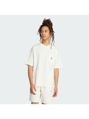 Adidas Sportswear JL9234 Dog Soccer Patch Pocket Graphic Tee