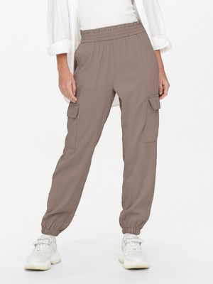 Only Onlarıs Lıfe Hw Pb Cargo Pant cc Wvn Kadın Kahverengi Pantolon - 15245364