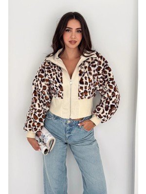 Triko Garnili Kısa Mont