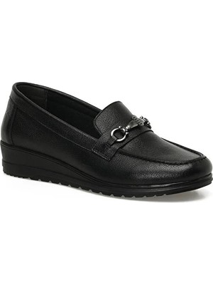 Polaris 5 Nokta 105221.Z5PR Kadın Loafer Siyah