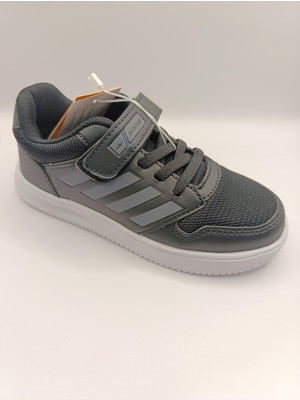 Bukond Çocuk Günlük Cırtlı Lastikli Fileli Sneaker Spor Ayakkabı Okul Ayakkabısı