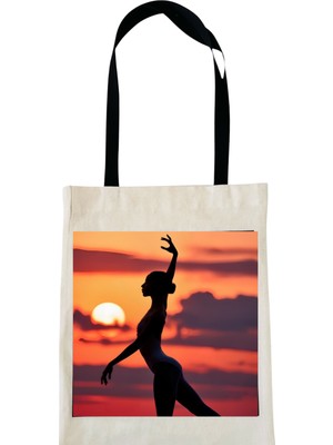 Ada Kostüm Luminera Balerin Silüet Koton Çanta