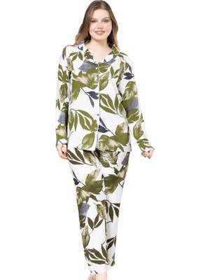 Bipamuk Amelia Casa Pamuklu Kumaş Kadın Pijama Takımı S/3xl