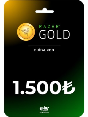 Opin Market Razer Gold 1500TL