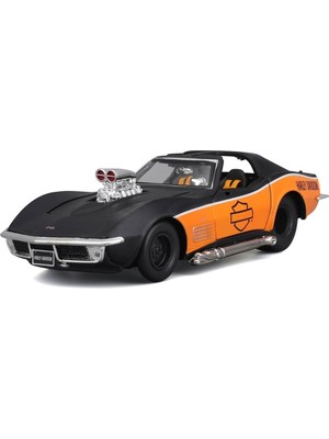 Neco Oyuncak Model Araba 1:24 Harley-Davidson 1970 Corvette