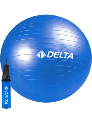 Delta 75 cm Pilates Topu Şişirme Pompası Seti Egzersiz Topu 75CM Plates Seti