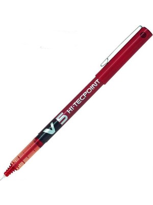 Pilot Roller Kalem Hi-Tecpoint Iğne Uç 0.5 mm Kırmızı Bx-V5-R