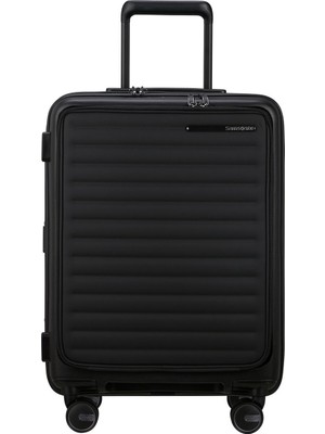 Samsonite Siyah Restackd - Körüklü 55/20 Kabin Boy Valiz