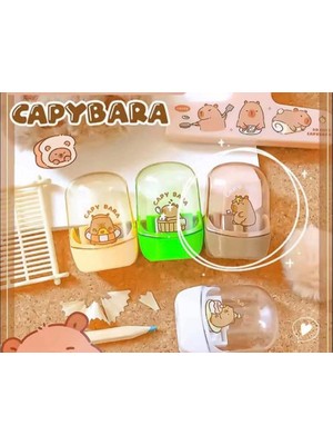 Cg Kids Capybara  2 Boy Açacak Hazneli  Kalemtraş Süper Kalite (Isterseniz 1 Adet 2 Adet 4 Adet Alabilirsiniz)