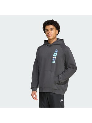 Adidas Performance JX1811 PrimeLift Graphic Kapüşonlu Üst
