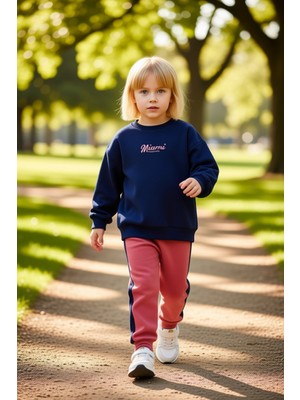 PayBuy Kız Çocuk Pamuklu Oversize Sweatshirt ve Esnek Tayt Takımı Kaliteli Şık Rahat