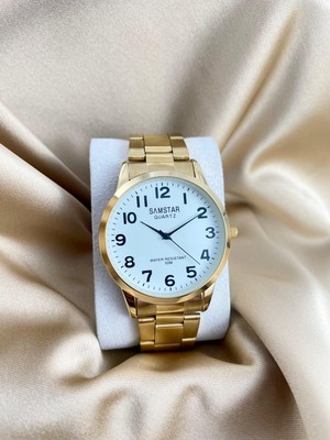 Samstar SMSTR29 Rakamlı Klaik Metal Uygun Fiyatlı Erkek Kol Saati