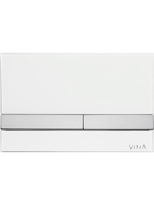 Vitra Select 740-1100 Kumanda Paneli, Beyaz - Krom