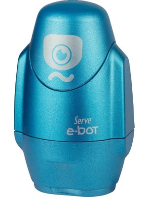 E-Bot Silgili Kalemtiras Metalik Mavi Tekli