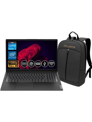 Lenovo V15 G4 Iru I5-13420H 24GB 512GB SSD Freedos 15.6" Notebook 83A100NSTX ATL18 + Çanta Hediye