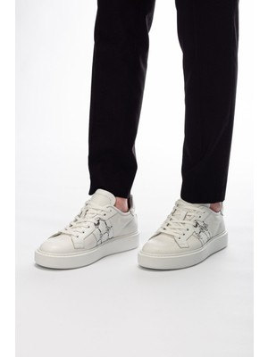 Berrat 5793 %100 Hakiki Dana Derisi Erkek Casual Sneaker Günlük Yürüyüş Ayakkabısı