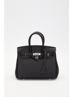 Levidor Siyah Kilit Kapama Detaylı El Çantası