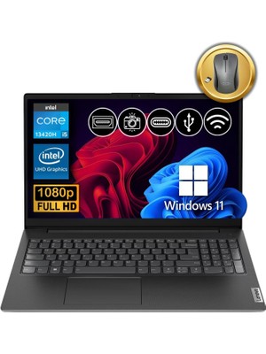Lenovo V15 G4 Iru I5-13420H 8gb 512GB SSD W11PRO 15.6" Notebook 83A100NSTX ATL72 + Mouse Hediye