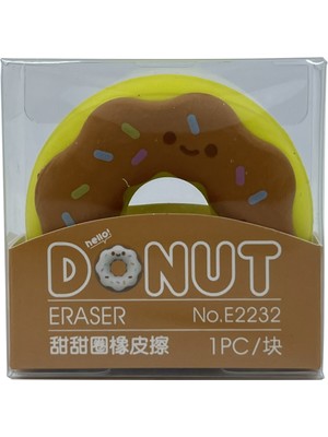  donut silgi - kahverengi / sarı