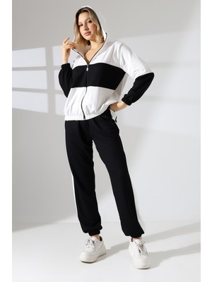 Lubiti Kadın Kapüşonlu Spor Ikili Takım