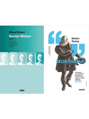 Alfa Yayınları Kuvayi Milliye - Şiirler 3 + Montaigne