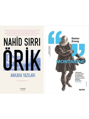 Alfa Yayınları Ankara Yazıları + Montaigne