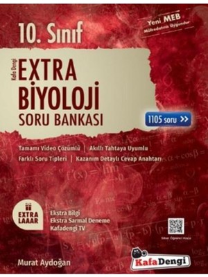 10. Sınıf Extra Biyoloji Soru Bankası / Murat Aydoğan / Kafa Dengi Yayınları / 9786257079235