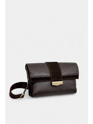 MİALES %100 Hakiki Deri Uzun Askı Detaylı Kadın Omuz Çantası