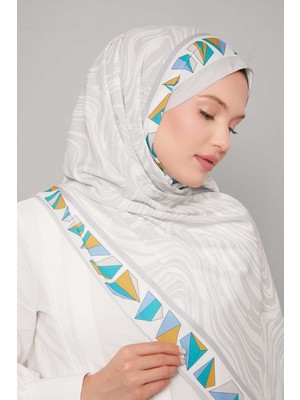 Lêvi D'or Taş Zebra Desen Club Şal