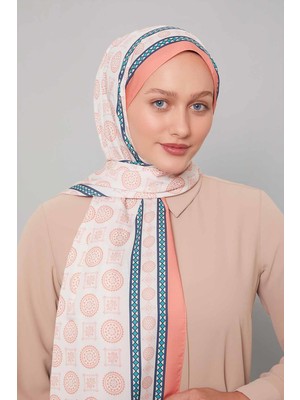 Lêvi D'or Somon Motif Desen Club Şal