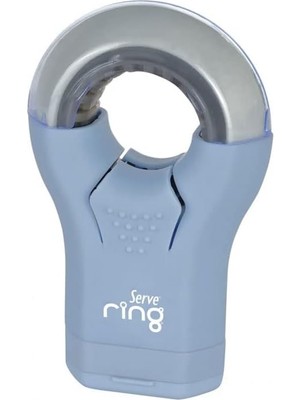 Ring Silgili Kalemtras Gok Mavi Tekli