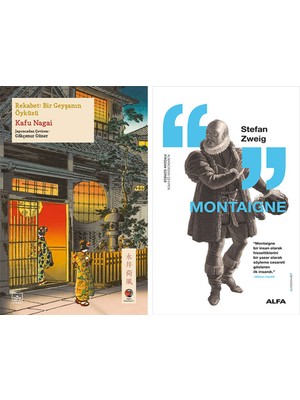 Alfa Yayınları Rekabet: Bir Geyşanın Öyküsü + Montaigne