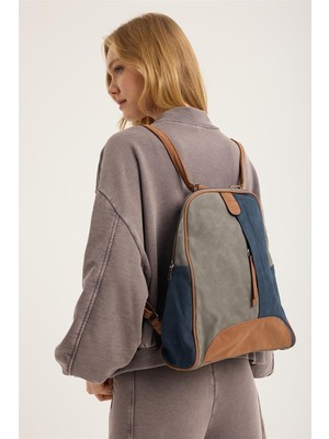 Home Store Renkli 4 Parça Dikişli Çanta