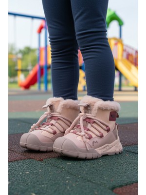 Ayk's Pembe Içi Kürklü Hafif Çocuk Bot 22671 F