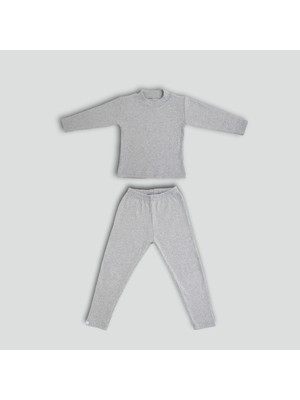 Fam Küçük Kahraman Unisex 2’li Şardonlu Çocuk Alt-Üst Takım – Okul, Ev ve Dış Mekan Kullanımına Uygun, Kış ve Mevsim Geçişlerinde Konforlu,