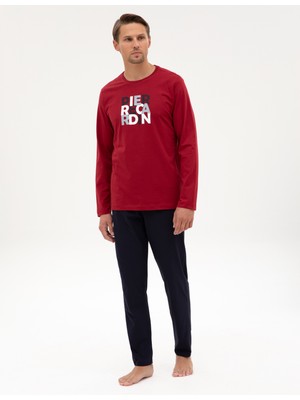 Pierre Cardin Erkek Bordo Pijama Takımı 50322654-900