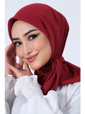 Bordo Harem Scarf Incila Şal