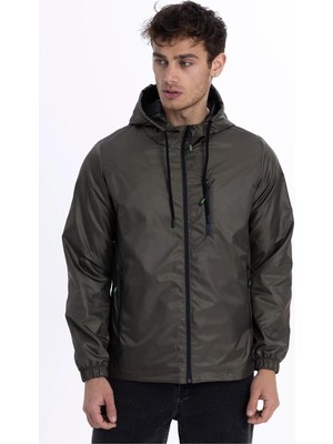 D1fference İçi Astarlı Su ve Rüzgar Geçirmez Erkek Cepli Yağmurluk