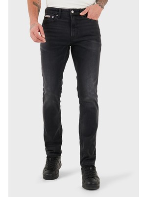 Calvin Klein Pamuklu Slim Fit Normal Bel Düz Paça Jeans LV04RD916G39X Erkek Kot Pantolon LV04RD916G 39X
