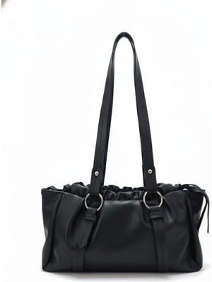 Wolını Kadın Omuz Çantası Büzgü Detaylı