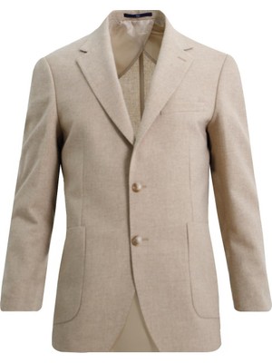 Uki Bej Mono Yaka Klasik Ceket