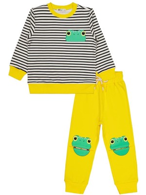 Civil Boys Kurbağa Nakışlı 2-5 Yaş Eşofman Takımı