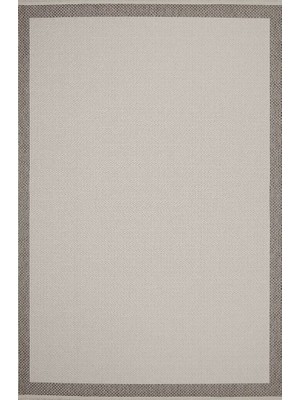 Aren Halı Botany Krem Antrasit Çizgili Modern Sisal Makine Halısı