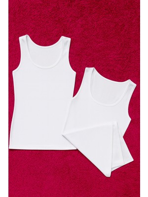 Alissa Kadın Modal Pamuklu Likralı Kalın Askılı 2'li Atlet W6K6K0T1KA