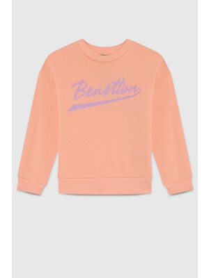 United Colors Of Benetton Kız Çocuk Sweatshirt 26125 4/14 Yaş