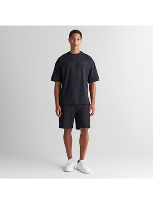 Gant Erkek Siyah Regular Fit Logolu Şort