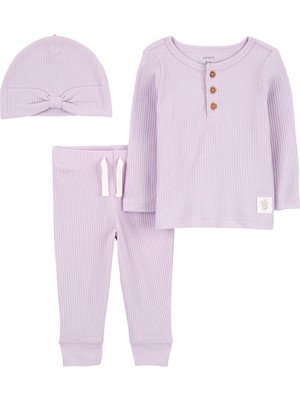 Carter's Kız Bebek Alt Üst Set 3'lü Paket