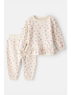 Carter's Kız Bebek Ekru 2li Set