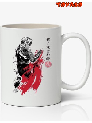 Toyaso Edward Sumi-E Fullmetal Alchemist Anime Kişiye Özel Temalı Kupa Bardak Arkadaşa Sevgiliye Hediye